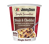 Jimmy Dean Steak And Cheddar Simple Scrambles - 5.35 Oz