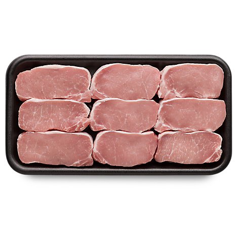 Pork Sirloin Chops Boneless Value Pack - 2.5 Lbs