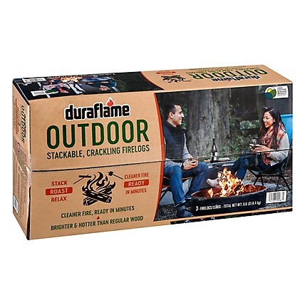 Duraflame Outdoor Firelogs - 3 Count - Image 1
