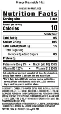 Reign Total Body Fuel Orange Dreamsicle - 16 Fl. Oz. - Image 2