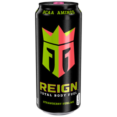 Reign Total Body Fuel Strawberry Sublime Performance Energy Drink - 16 Fl. Oz.