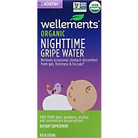 Wellements Organic Gripe Water Nighttime 1 Month+ - 4 Fl. Oz. - Image 2