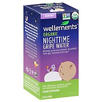 Wellements Organic Gripe Water Nighttime 1 Month+ - 4 Fl. Oz. - Image 1