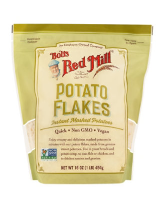 Bobs Red Mill Potato Flakes Vegan Instant Mashed Potatoes - 16 Oz