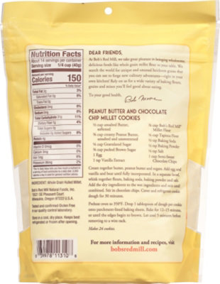 Bobs Red Mill Flour Millet Whole Grain - 22 Oz - Image 5