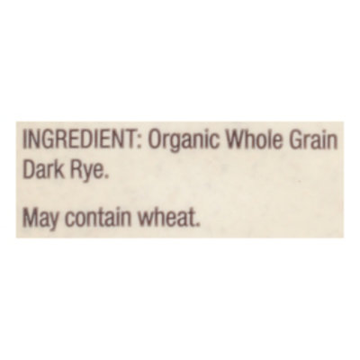 Bob's Red Mill Organic Stone Ground Whole Grain  Dark Rye Flour - 20 Oz - Image 4