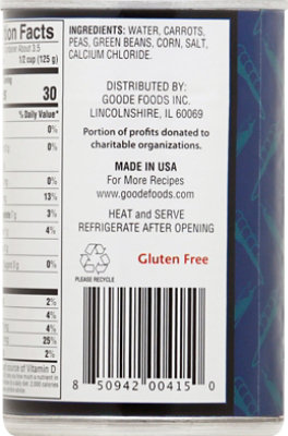 Goode Foods Canned Mixed Veggies - 15 Oz - Image 1
