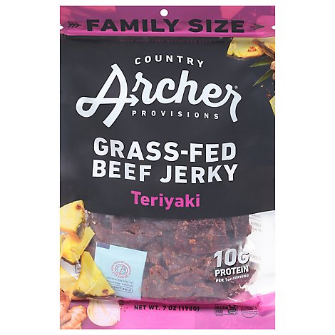 Country Archer Teriyaki Beef Jerky - 7 Oz