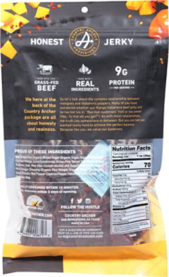 Country Archer Mango Habanero Beef Jerky - 7 Oz - Image 5
