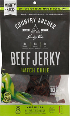 Country Archer Hatch Beef Jerky - 7 Oz - Image 2