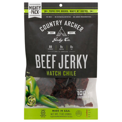 Country Archer Hatch Beef Jerky - 7 Oz - Image 1