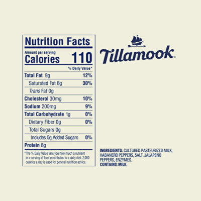 Tillamook Farmers Collection Spicy Habanero Jack Cheese Block - 7 Oz - Image 7