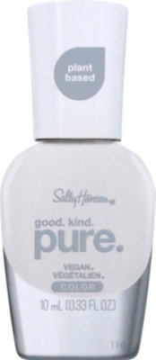 Sally Hansen Good Kind Pure Nail Color White Tea 110 - 0.33 Fl. Oz. - Image 2