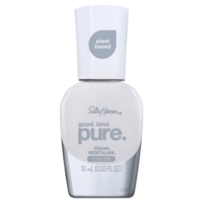 Sally Hansen Good Kind Pure Nail Color White Tea 110 - 0.33 Fl. Oz. - Image 1