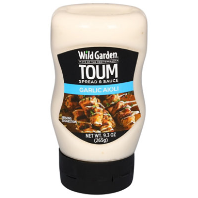 Wild Garden Sauce Aioli Toum Garlic - 9.8 Oz