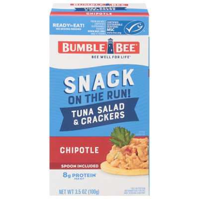 Bumble Bee Snack On The Run Salad Chipotle Tuna With Crackers - 3.5 Oz - Image 3