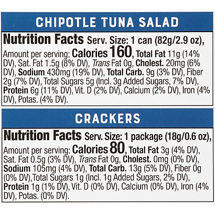 Bumble Bee Snack On The Run Salad Chipotle Tuna With Crackers - 3.5 Oz - Image 4