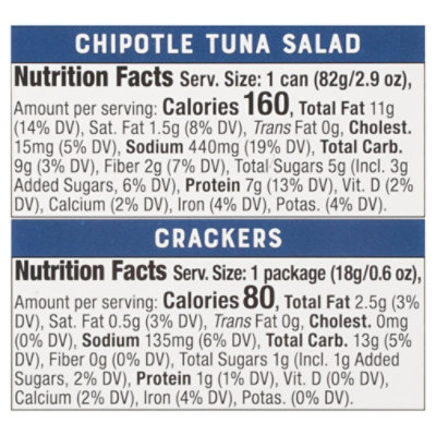 Bumble Bee Snack On The Run Salad Chipotle Tuna With Crackers - 3.5 Oz - Image 4