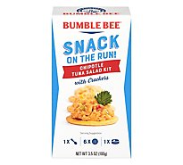 Bumble Bee Snack On The Run Salad Chipotle Tuna With Crackers - 3.5 Oz