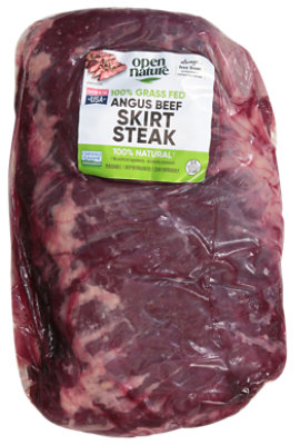 Open Nature Grass Fed Angus Beef Skirt Steak Whole - 2 Lb - Image 2