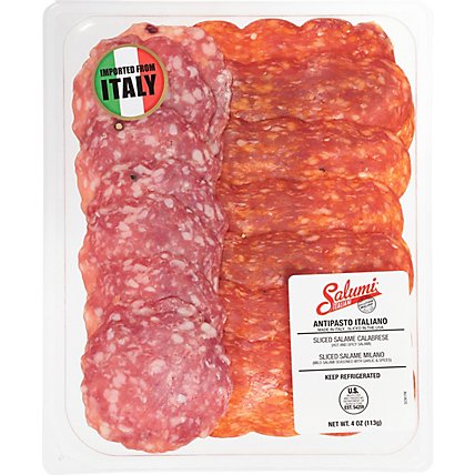 Salumi Italiani Antipasto Italiano Salami Sliced - 4 Oz - Image 2