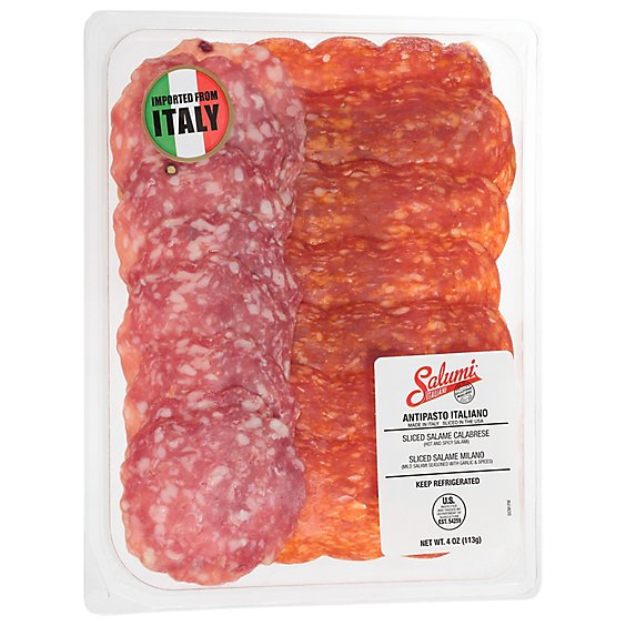 Salumi Italiani Antipasto Italiano Salami Sliced - 4 Oz