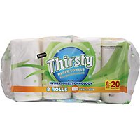 Signature Select Paper Towel Thirsty Strong Absorbent - 8 Roll - Image 2