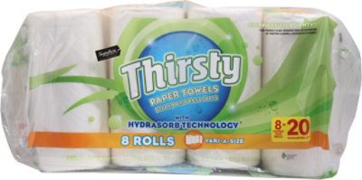 Signature SELECT Paper Towel Thirsty Strong Absorbent - 8 Roll - Image 2
