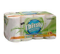 Signature Select Paper Towel Thirsty Strong Absorbent - 8 Roll