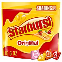 Starburst Original Fruit Chews Chewy Candy Sharing Size Bag - 15.6 Oz - Image 1