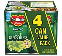 Del Monte Fresh Cut Green Beans Cut Blue Lake - 4-14.5 Oz
