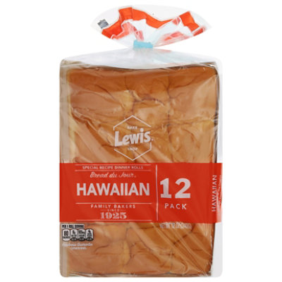 Lewis Bake Shop Hawaiian Dinner Rolls 12 Count - 12 Oz - Image 3