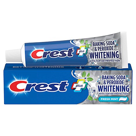 Crest Baking Soda & Peroxide Cavity & Tartar Protection Whitening Toothpaste - 5.7 Oz