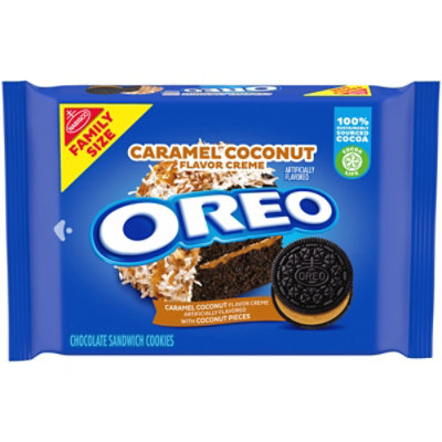 OREO Sandwich Cookies Chocolate Caramel Coconut Family Size - 17 Oz - Image 1