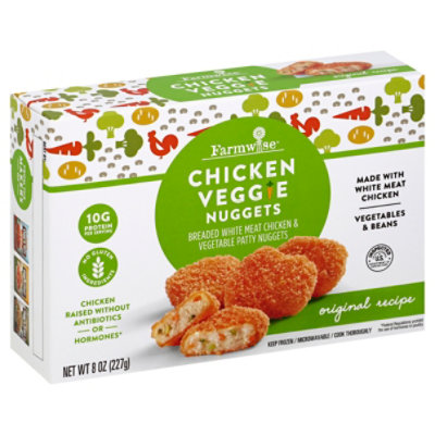 Farmwise Chicken Veggie Nuggets Original Recipe 8 Oz Randalls