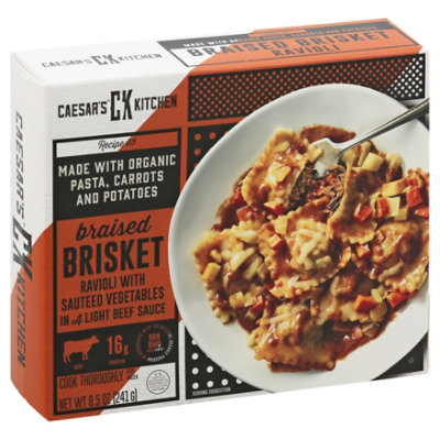 Caesars Kitchen Ravioli Braised Brisket - 8.5 Oz