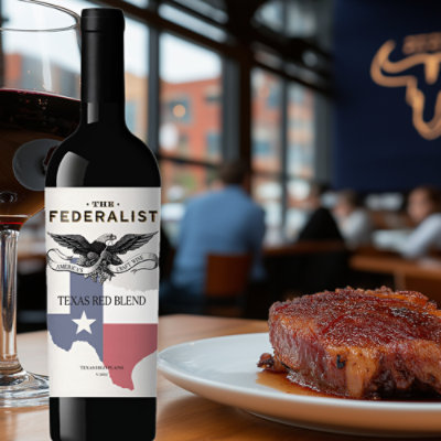 The Federalist Red Blnd Texas Wine - 750 Ml - Image 3