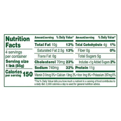 Applegate Organics Chicken Sausage Chicken Apple - 12 Oz - Image 3