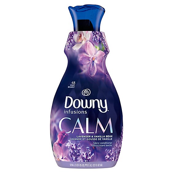 Downy Infusions Fabric Conditioner Calm Lavender & Vanilla Bean - 32 Fl. Oz.