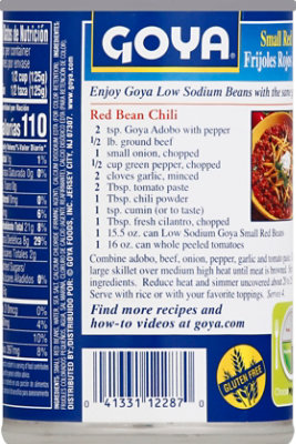 Goya Small Red Beans Low Sodium - 15.5 Oz - Image 3