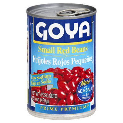 Goya Small Red Beans Low Sodium - 15.5 Oz - Image 1