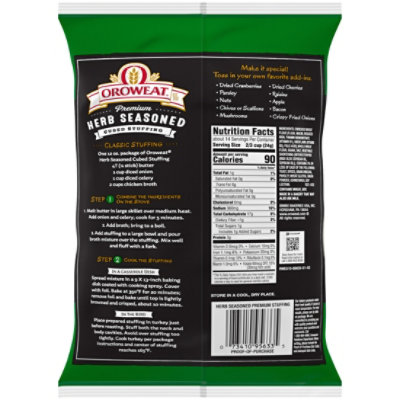 Oroweat Premium Cubed Stuffing Herb Seasoned - 12 Oz - Image 5