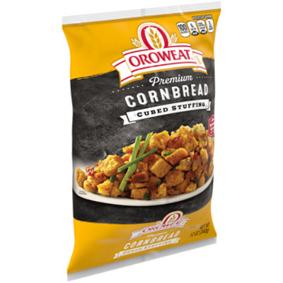 Oroweat Premium Cubed Stuffing Cornbread - 12 Oz - Image 1