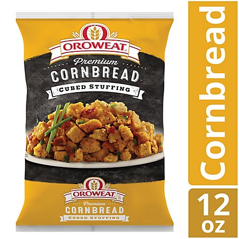 Oroweat Premium Cubed Stuffing Cornbread - 12 Oz
