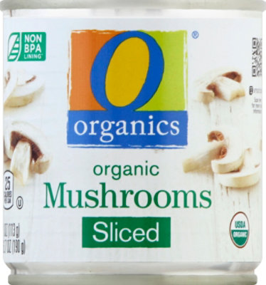 O Organics Mushrooms Sliced - 4 Oz - Image 2