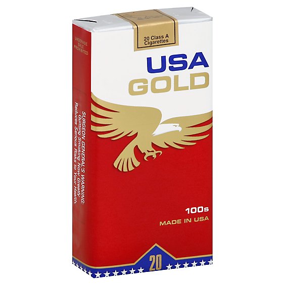 Usa Gold Red Soft 100 Box - Ctn
