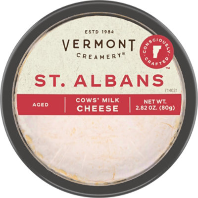 Vermont Creamery St. Albans Cows Milk Cheese - 2.8 Oz - Image 1