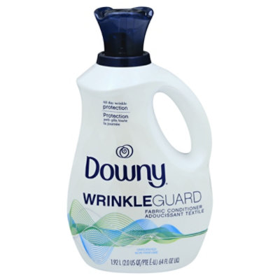 Downy WrinkleGuard Liquid Fabric Softener And Conditioner Unscented - 64 Fl. Oz. - Image 3