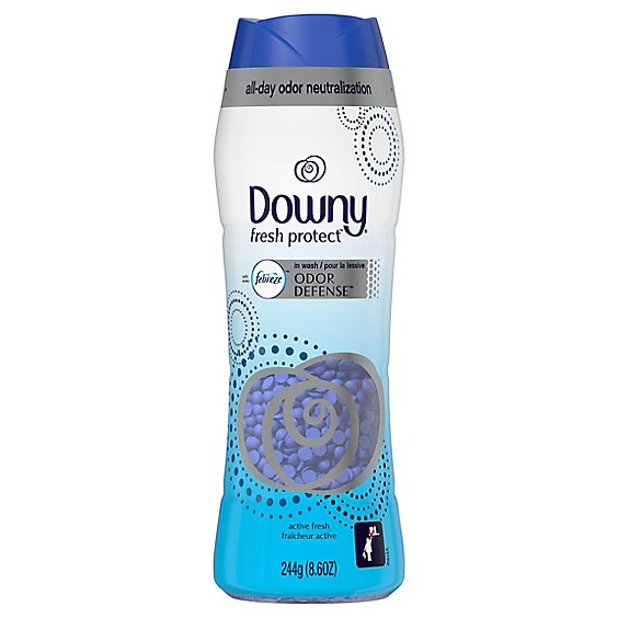 Downy Scent Booster Odor Defense Fresh Protect Active Fresh - 8.6 Oz