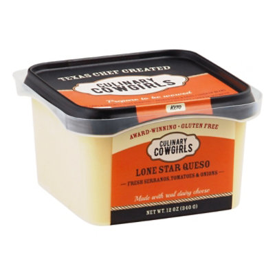 Culinary Cowgirls Lone Star Queso Dip - 12 Oz - Image 1